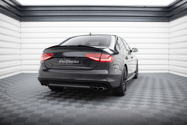 Maxton Spoiler Cap Audi S4 B8 Fl Sedan - Gloss Black