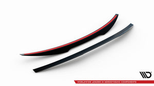 Maxton spoiler cap til Audi S4 B8 Facelift Sedan – blank sort – billede 4 af 5