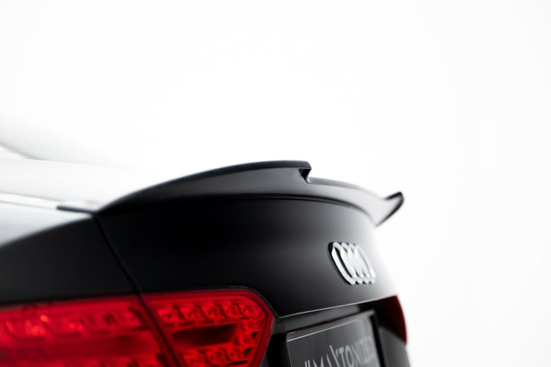 Maxton spoiler cap til Audi S5 Coupe / A5 S-Line Coupe 8T / 8T Facelift – blank sort – billede 3 af 6