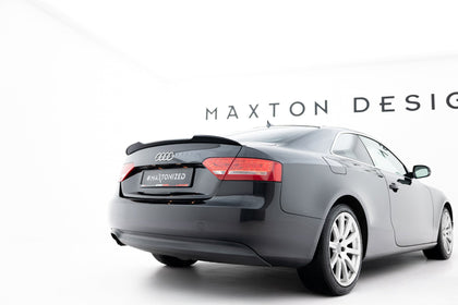 Maxton spoiler cap til Audi S5 Coupe / A5 S-Line Coupe 8T / 8T Facelift – blank sort – billede 4 af 6