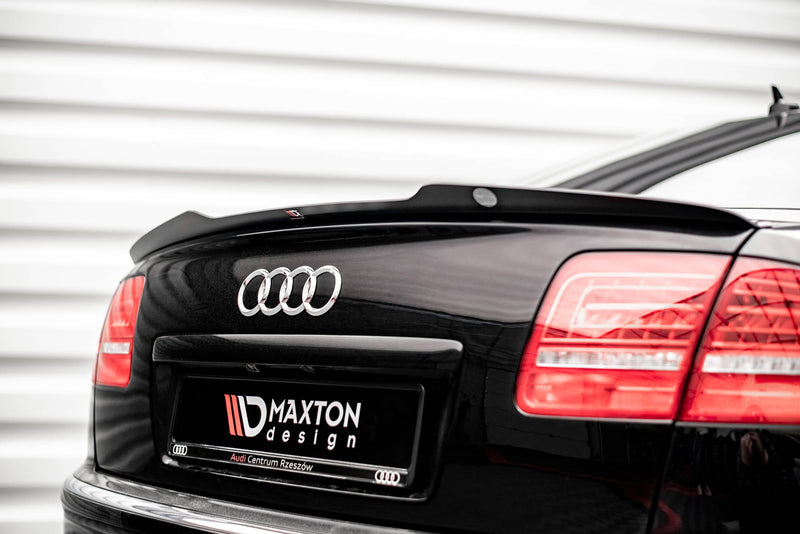 Maxton spoiler cap til Audi S8 D3 – blank sort – billede 1 af 5