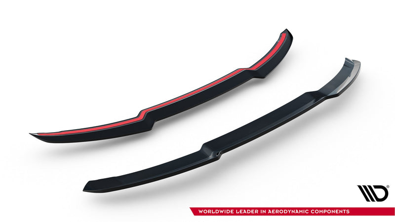 Maxton spoiler cap til Audi SQ7 / Q7 S-Line Mk2 / Mk2 Facelift – blank sort – billede 5 af 6