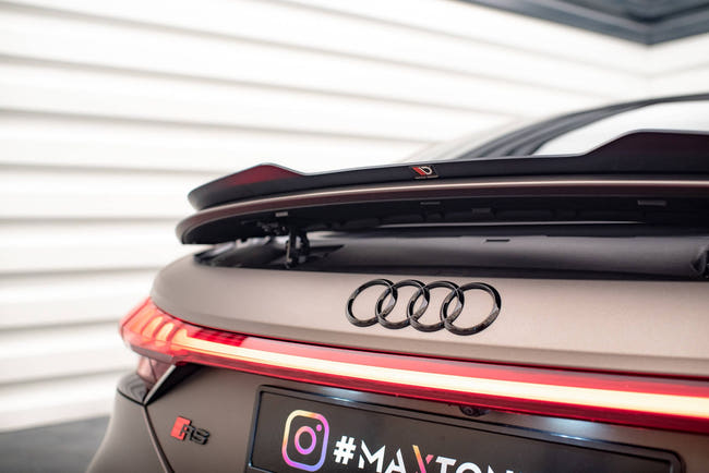Maxton Spoiler Cap Audi E-Tron Gt / RS Gt RS Mk1 - Gloss Black