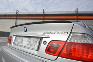 Maxton Spoiler Extension BMW 3 E46 Coupe Preface - Gloss Black