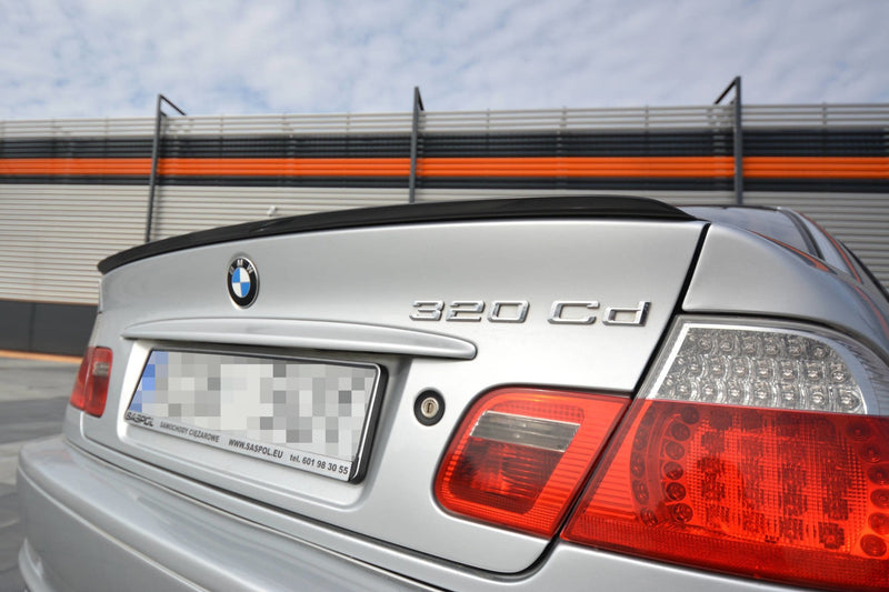 Maxton Spoiler Extension BMW 3 E46 Coupe Preface - Gloss Black