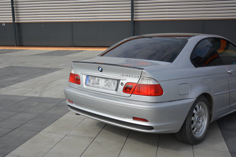 Maxton Spoiler Extension BMW 3 E46 Coupe Preface - Gloss Black