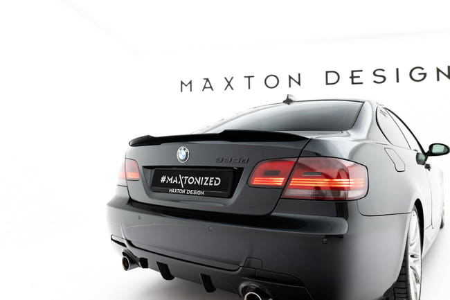 Maxton Spoiler Cap For BMW 3 E92 Mpack - Gloss Black