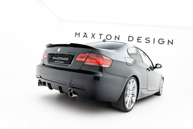 Maxton Spoiler Cap For BMW 3 E92 Mpack - Gloss Black