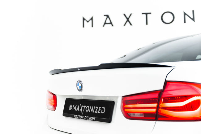 Maxton Spoiler Extension BMW 3 F30 - Gloss Black