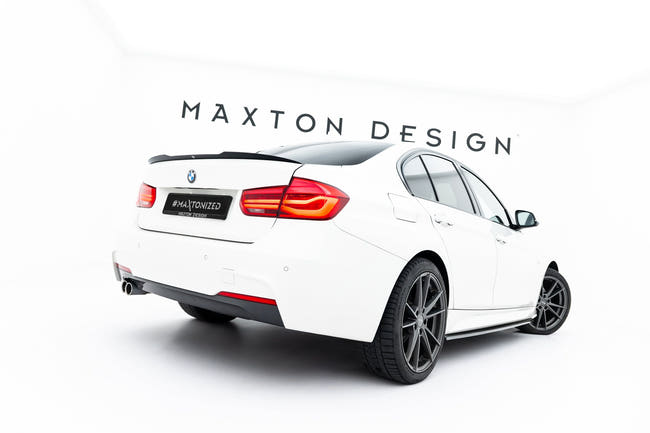 Maxton Spoiler Extension BMW 3 F30 - Gloss Black