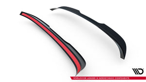 Maxton Spoiler Extension For BMW 3 E91 M-Pack Facelift - Gloss Black