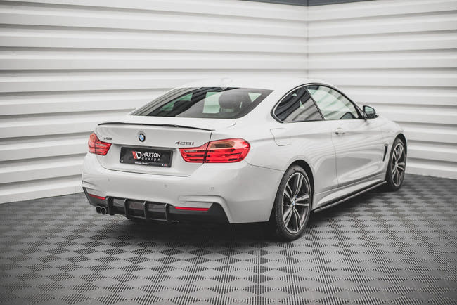 Maxton Spoiler Cap BMW 4 F32 - Gloss Black
