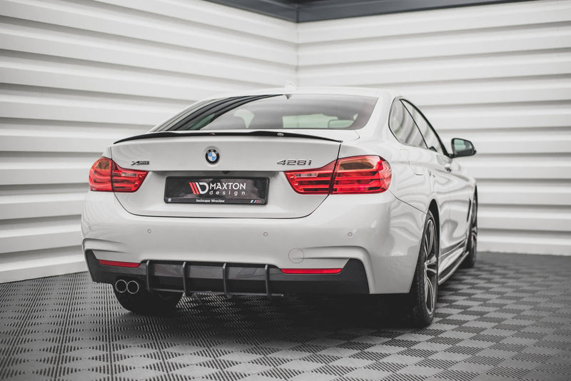 Maxton Spoiler Cap BMW 4 F32 - Gloss Black