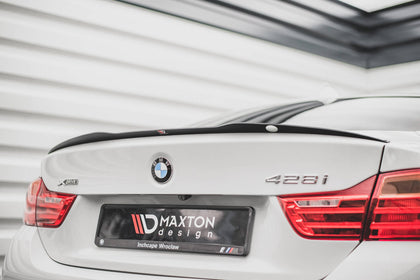 Maxton Spoiler Cap BMW 4 F32 - Gloss Black