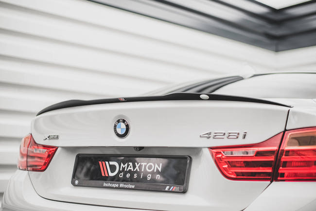 Maxton Spoiler Cap BMW 4 F32 - Gloss Black