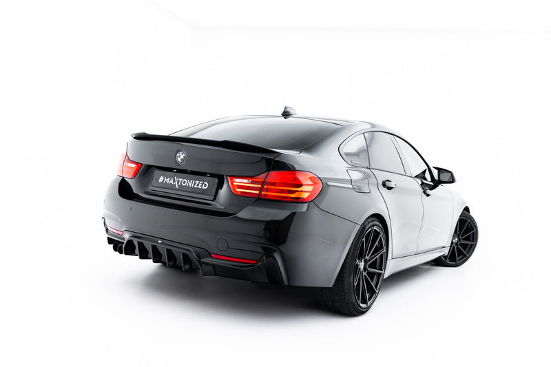 Maxton spoiler til BMW 4 Gran Coupe Standard / M-Pack F36 / F36 Facelift – blank sort – billede 3 af 7