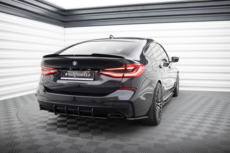 Maxton spoiler cap til BMW 6 GT G32 M-Pack – blank sort – billede 2 af 5