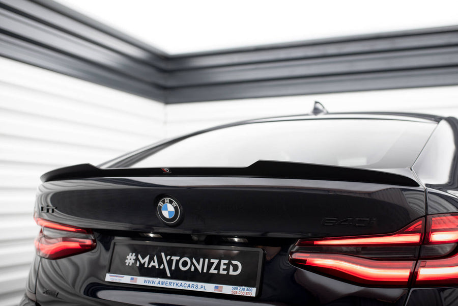 Maxton spoiler cap til BMW 6 GT G32 M-Pack – blank sort – billede 1 af 5