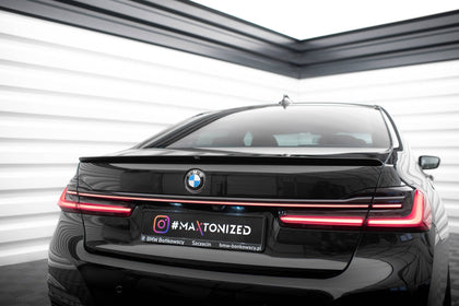 Maxton spoiler cap til BMW 7 G11 / G12 – blank sort – billede 1 af 5