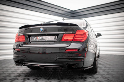 Maxton spoiler cap til BMW 7 M-Pack F01 – blank sort – billede 2 af 5