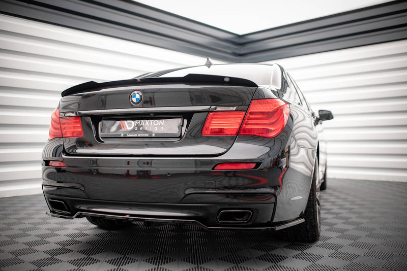 Maxton spoiler cap til BMW 7 M-Pack F01 – blank sort – billede 2 af 5