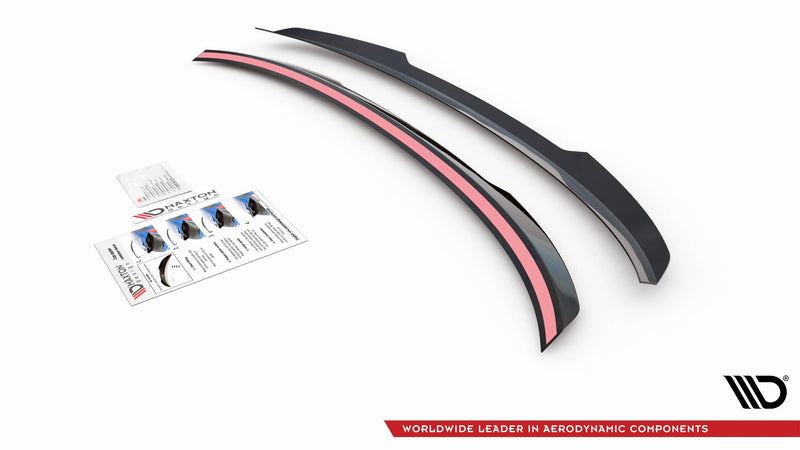 Maxton spoiler cap til BMW 7 M-Pack F01 – blank sort – billede 4 af 5