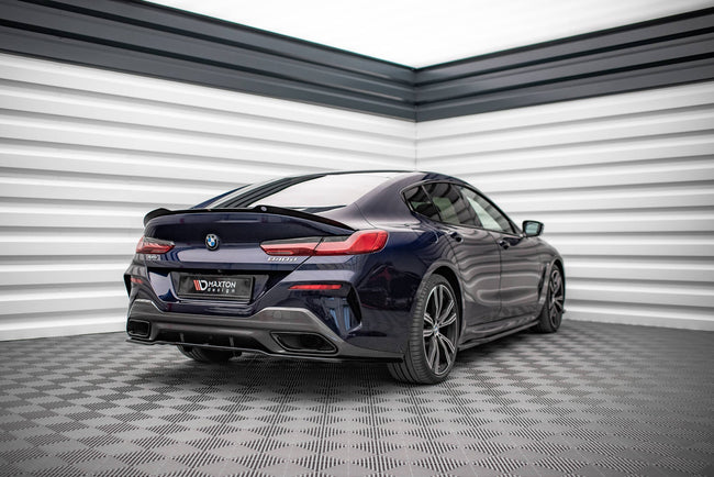 Maxton spoiler cap til BMW 8 Gran Coupe M-Pack G16 – blank sort – billede 1 af 4