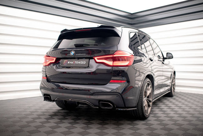 Maxton Spoiler Extension For BMW X3 G01 M-Pack - Gloss Black