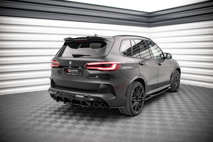 Maxton spoiler cap til BMW X5M F95 / F95 Facelift – blank sort – billede 2 af 5