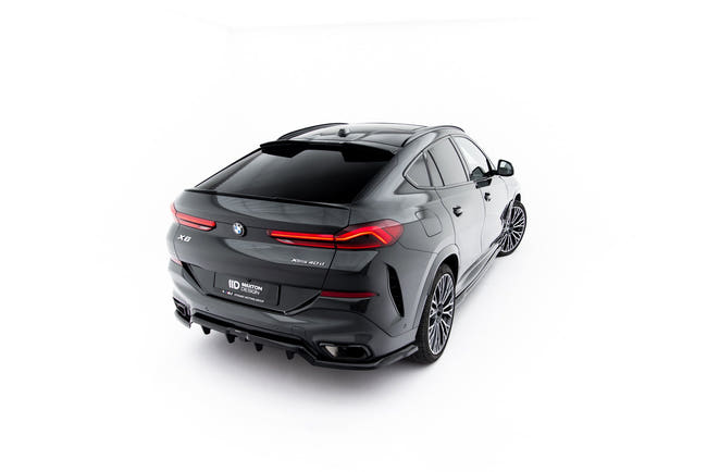 Maxton spoiler cap til BMW X6 M-Pack G06 / G06 Facelift / X6 M F96 / F96 Facelift – blank sort – billede 1 af 6