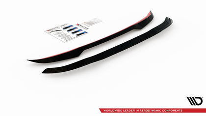 Maxton spoiler cap til BMW X7 M-Pack G07 – blank sort – billede 3 af 4