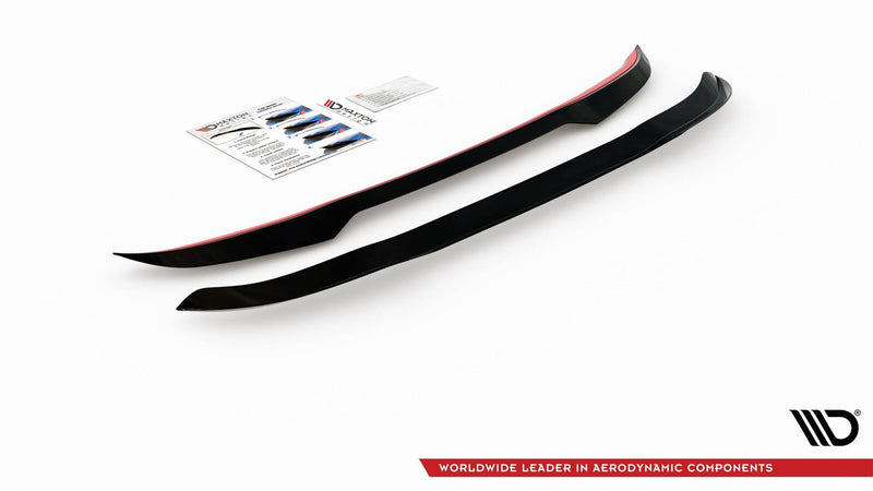 Maxton spoiler cap til BMW X7 M-Pack G07 – blank sort – billede 3 af 4