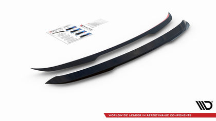 Maxton spoiler cap til Citroen DS4 – blank sort – billede 5 af 6