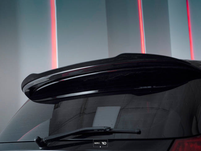 Maxton Spoiler Extension BMW 1 E81/ E87 Facelift (Aero Spoiler) - Gloss Black
