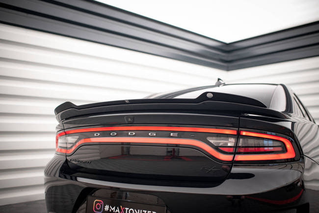 Maxton spoiler cap til Dodge Charger SRT Mk7 Facelift – blank sort – billede 1 af 5