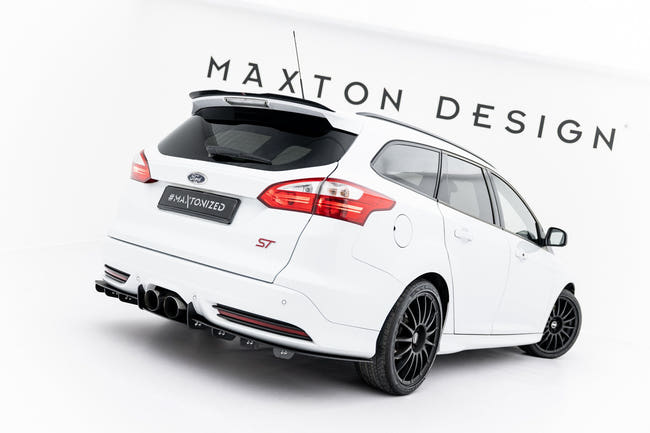 Maxton Spoiler Cap Ford Focus St Mk3 Estate - Gloss Black