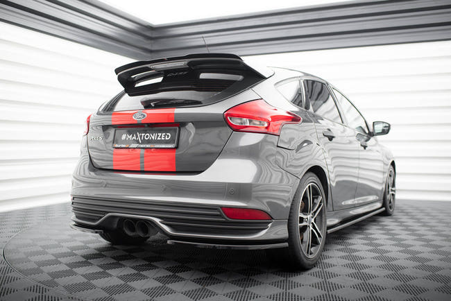 Maxton Spoiler Cap Ford Focus St Mk3 / Mk3 Fl - Gloss Black
