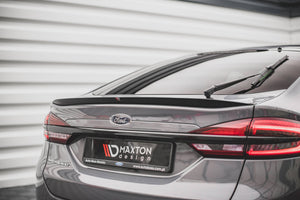 Maxton spoiler cap til Ford Mondeo Liftback Mk5 – blank sort – billede 1 af 5