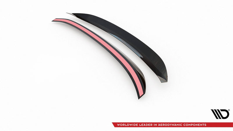 Maxton spoiler cap til Ford Mondeo Liftback Mk5 – blank sort – billede 4 af 5