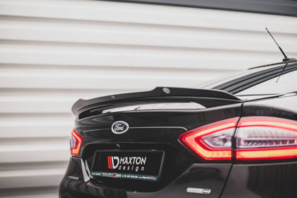 Maxton spoiler cap til Ford Mondeo Mk5 – blank sort – billede 1 af 4