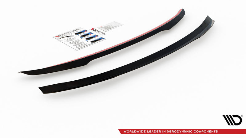 Maxton spoiler cap til Ford Mondeo Mk5 – blank sort – billede 3 af 4