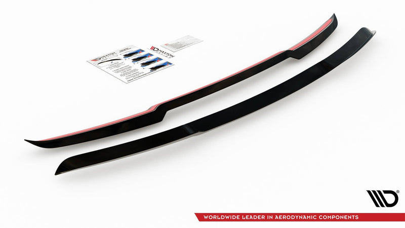 Maxton spoiler cap til Ford Mustang GT Mk6 Facelift – blank sort – billede 4 af 5
