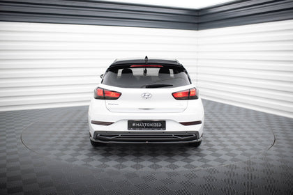 Maxton Spoiler Extension Hyundai I30 Mk3 Hatchback - Gloss Black
