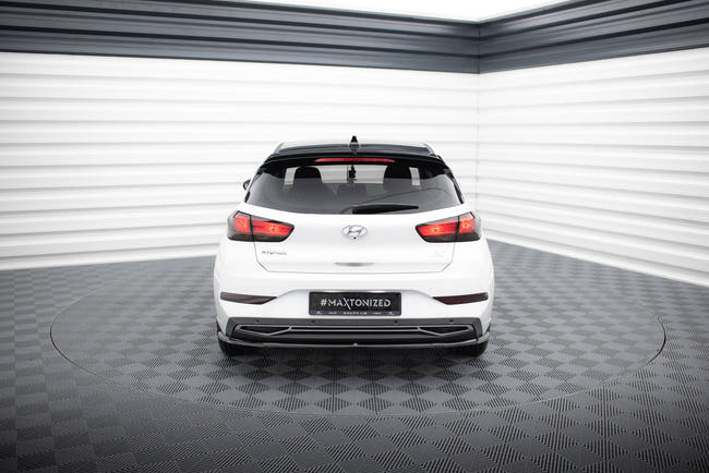Maxton Spoiler Extension Hyundai I30 Mk3 Hatchback - Gloss Black