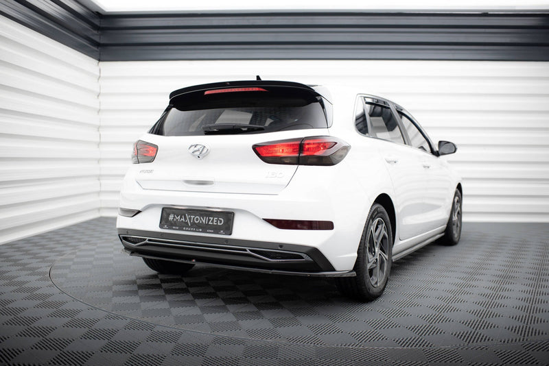 Maxton Spoiler Extension Hyundai I30 Mk3 Hatchback - Gloss Black