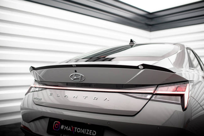 Maxton Spoiler Cap Hyundai Elantra Mk7 - Gloss Black