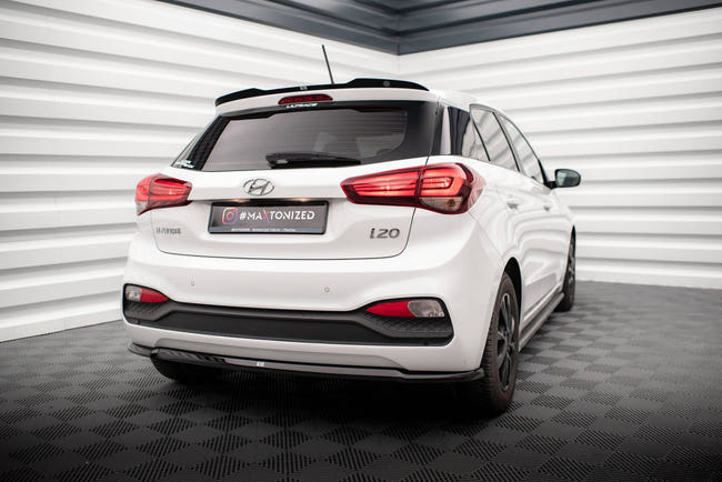 Maxton Spoiler Cap Hyundai I20 Mk2 Facelift - Gloss Black