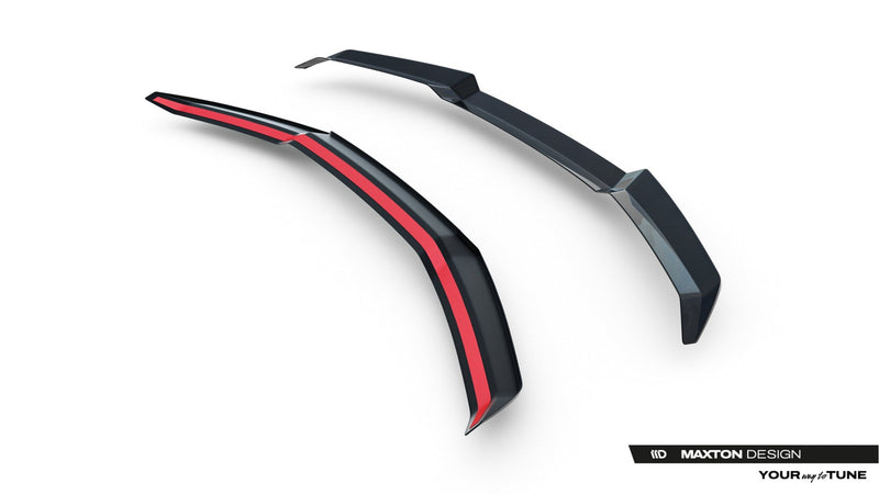 Maxton spoiler cap til Hyundai I20 N Mk3 – blank sort – billede 7 af 8