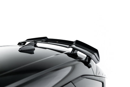 Maxton spoiler cap til Hyundai I20 N Mk3 – blank sort – billede 5 af 8