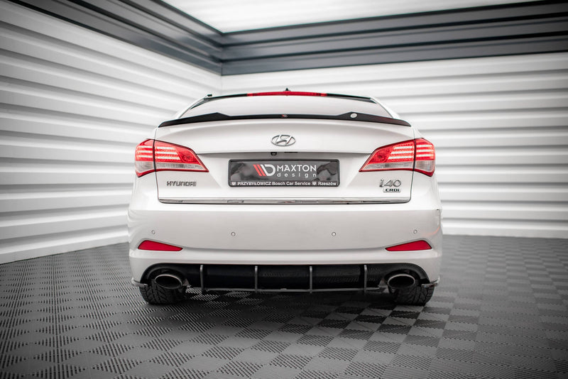 Maxton spoiler cap til Hyundai I40 Mk1 – blank sort – billede 1 af 5